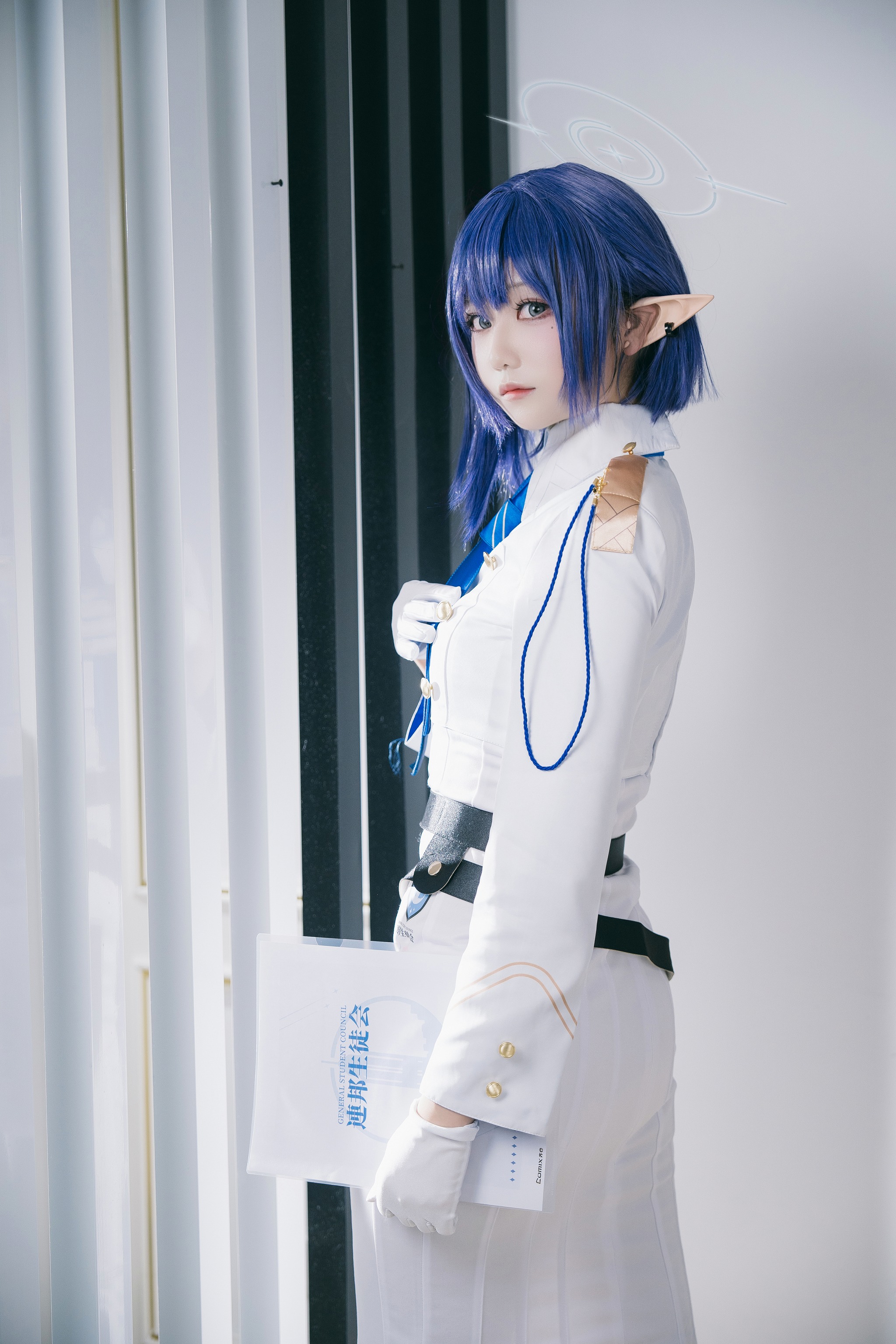 图片[1]-lunananya – NO.030 蔚蓝档案 扇喜葵 [24P]-XikXak